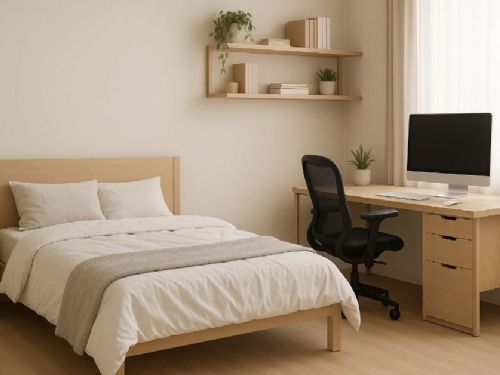 臥室也能是辦公室！4種工作桌設計讓小空間更有效率